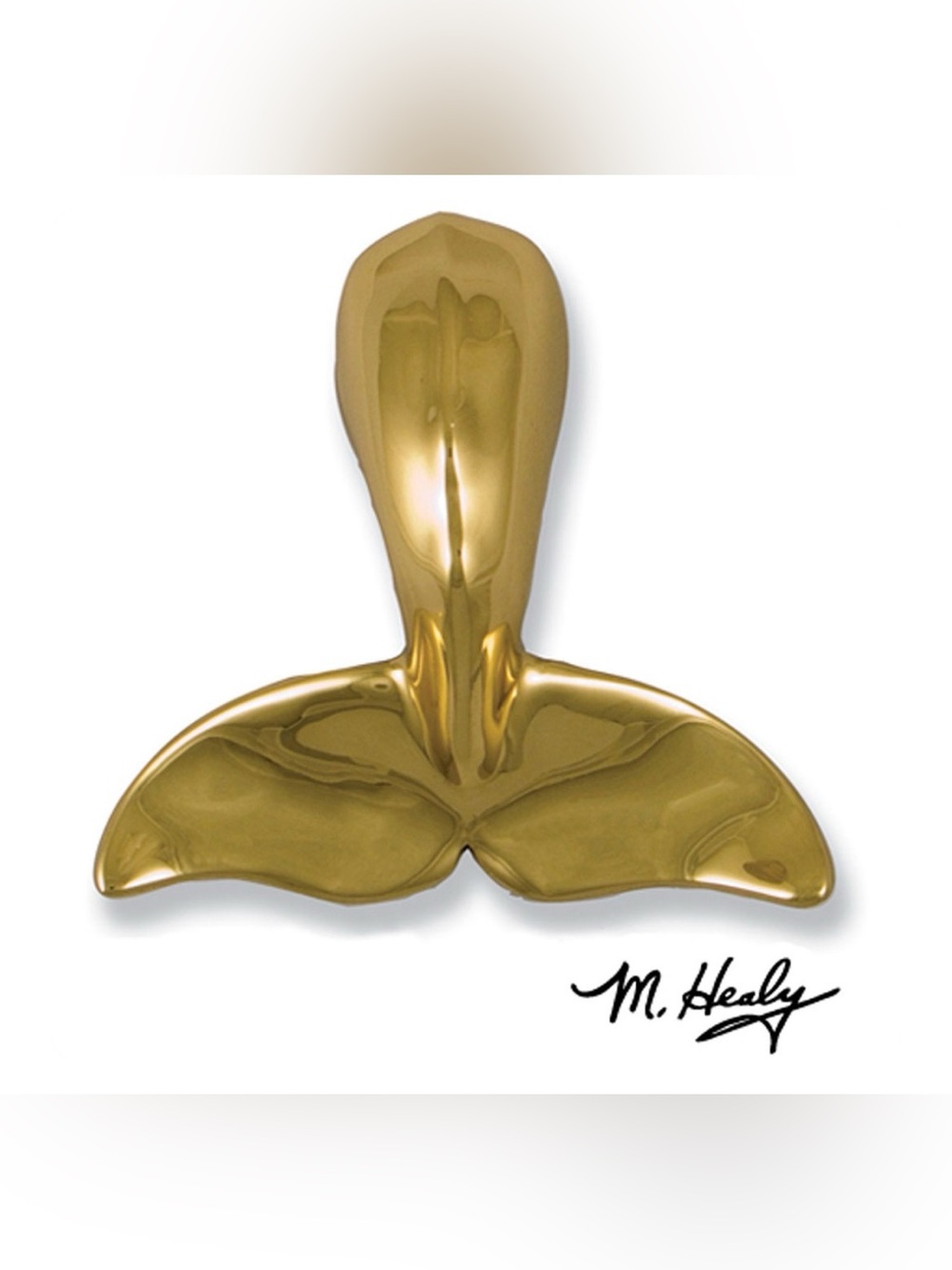New 💛Michael Healy Rare Whale Tail Door Knocker 🐋